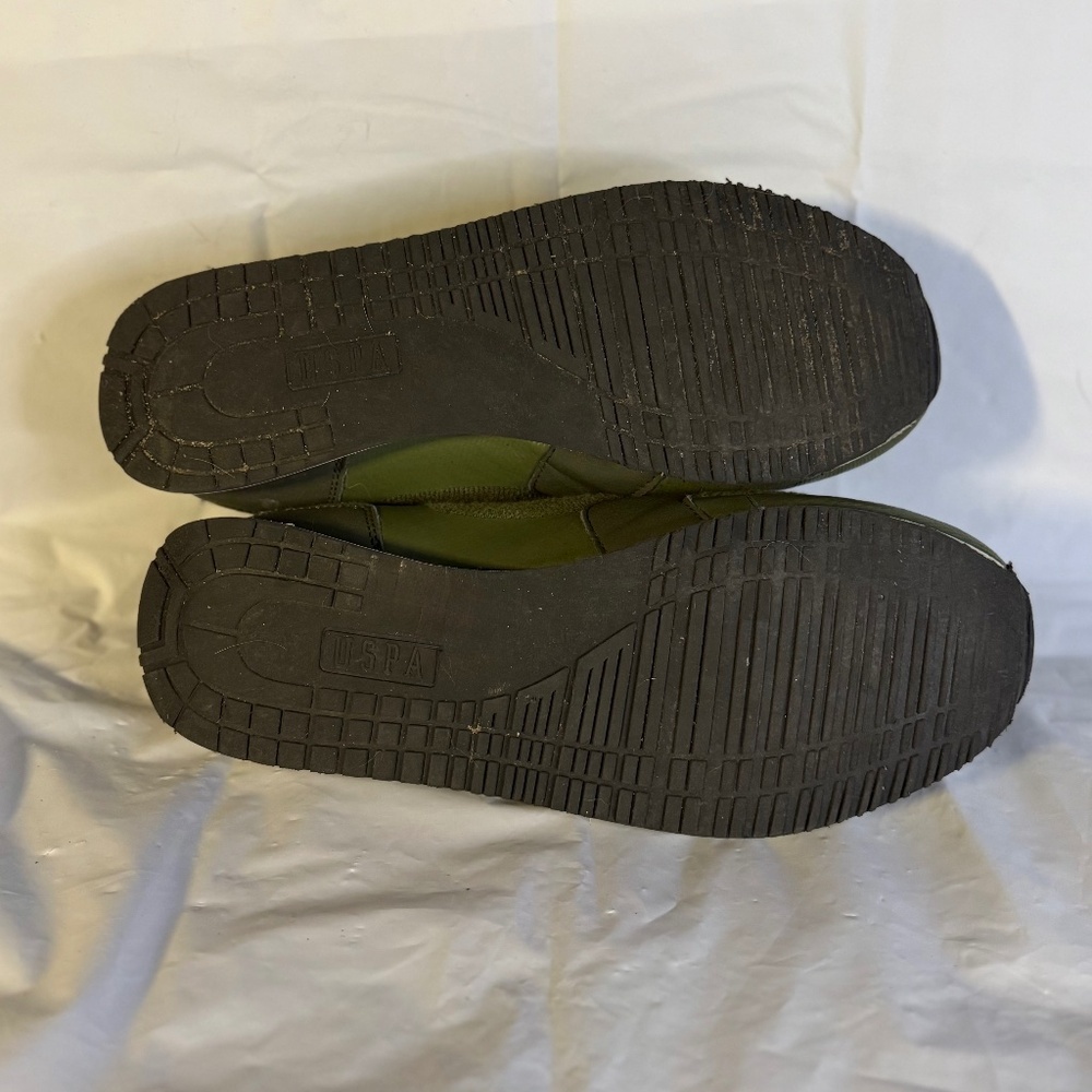 U.S. Polo Assn. Green and Red Men's Loafers - Picture 6 of 8